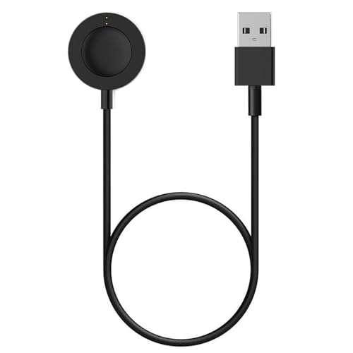 EXMRAT Charger for Fossil Gen 6/Gen 5/Gen 5E/Gen 4, Michael Kors Gen 6 5 5E 4 Smart Watch Magnetic Charging Cable 3.3ft / 100cm (Black)