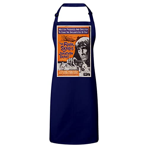 Tablier cuisine Four Skulls parfait pour vos soirées barbecue et repas entre amis