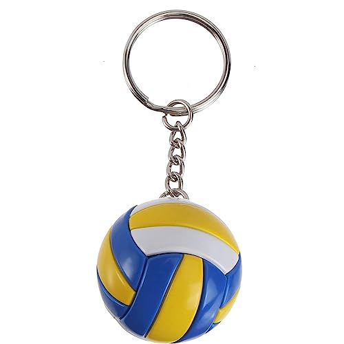 LATRAT Volleyball Schlüsselbund Volleyball Schlüsselbund Ballspiel Fan Schlüsselhalter Sport Souvenir Anhänger Tasche Ornament, Muster zufällig