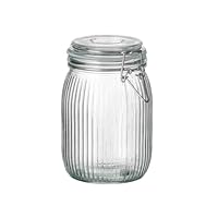 gouveo Lot de 6 boîtes de conservation rondes en verre borosilicate avec bouchon en liège - 1000 gouveo Lot de 6 boîtes de conservation rondes en verre borosilicate avec bouchon en liège - 1000