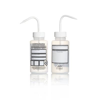 RS PRO Polyethylen Laborflasche 500ml, Ø 75 mm Spritzflasche Weithalsig, Packung a 5 Stück