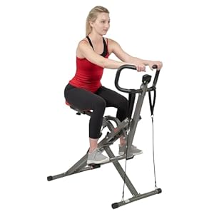 Sunny Health & Fitness Row-N-Ride PRO Beintrainer