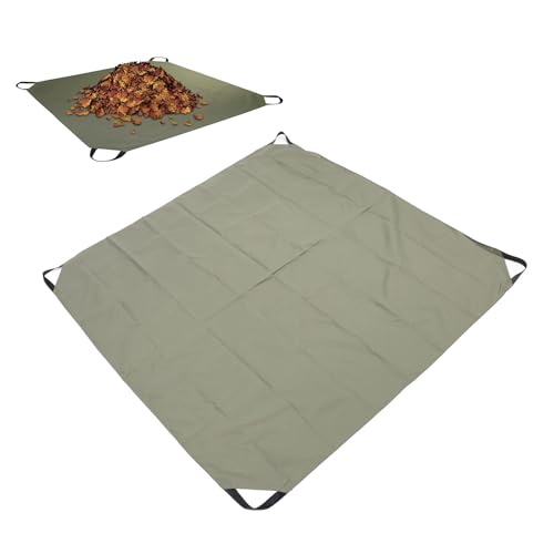 Collapsible Garden Bag for Yard Waste, Reusable Oxford Cloth Yard Waste Bags Lawn and Leaf Bags Lawn Trash Bags Weed Bags for Lawn Care and Gardening 57x57 Inch