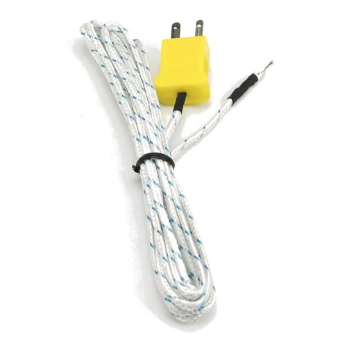 Capteur de température type K résistant avec câble de 2m pour boîtier TES-1310