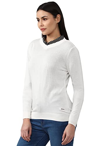 Image of Van Heusen Women's Acrylic V Neck Sweater