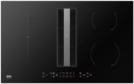 Cooktop de Indução 4 Bocas Eos Premium com Coifa Embutida e Ions ...