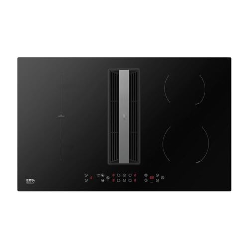 Cooktop de Indução 4 Bocas Eos Premium com Coifa Embutida e Ions de Plasma Epci04ec