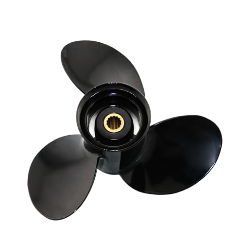 Image of 9.25 Dia x 10 Pitch OEM Aluminum Outboard Propeller Fit for Mercury Engines 9.9CT 15HP 20HP, 14 Spline Tooth, 3 Blade, 4-Stroke, RH