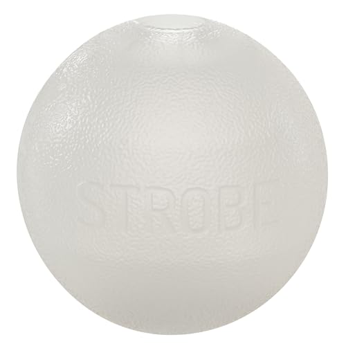 Outward Hound by Planet Dog Strobe Ball Glo Light Up LED Ball Dog Toy