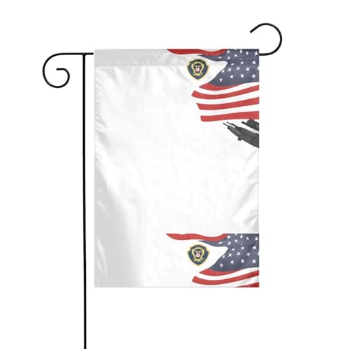 BROLEO Soldat avec drapeau national imprimé mât de drapeau extérieur cour décoration mode 30,5 x 45,7 cm