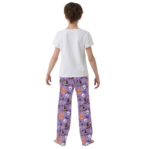 Pajama Pants Halloween Print PJ Bottoms Sleepwear Lounge Sleep Pant with Pockets3