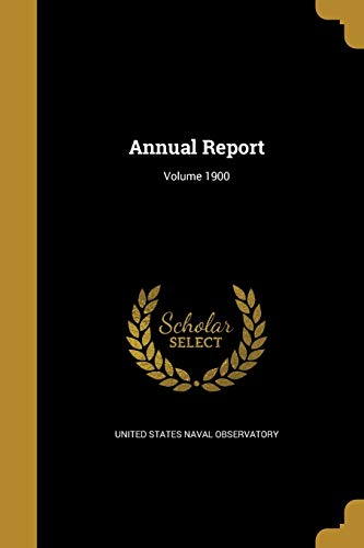 Annual Report; Volume 1900