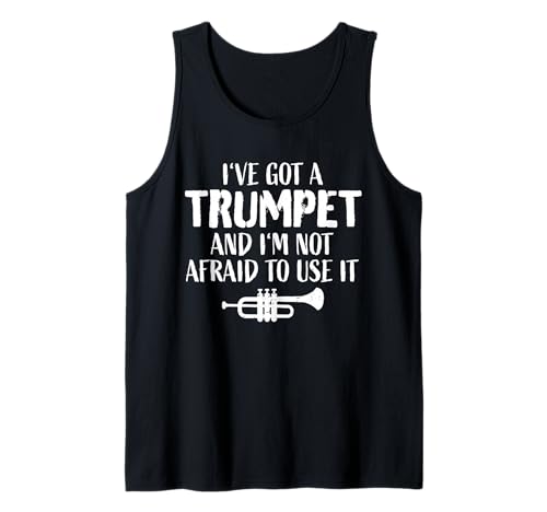 Funny Trumpeter Saying Trumpet Player I My Trumpet Tank Top