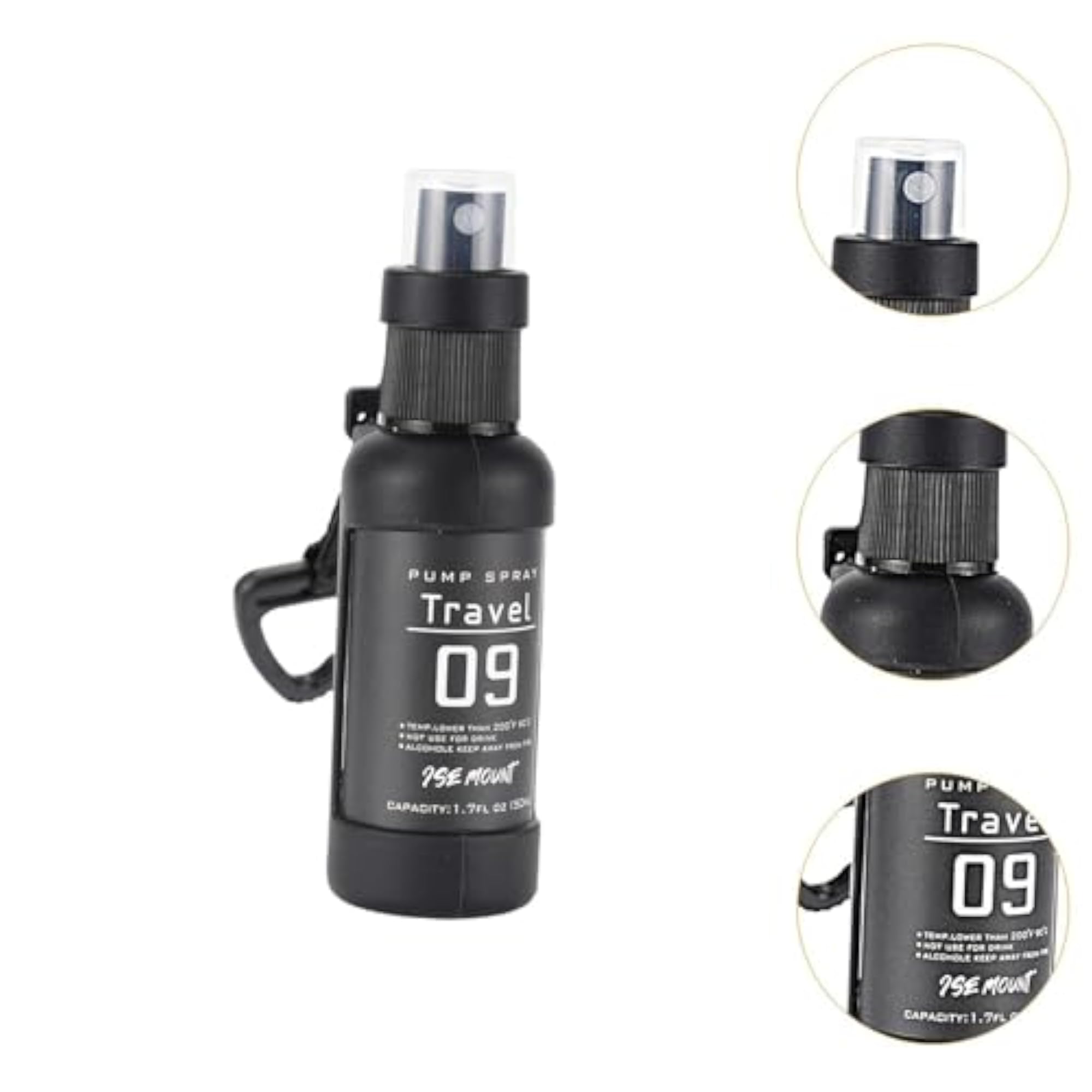 Outdoor 50Ml Empty Spray Bottle Refillable Bottle for Camping Trips