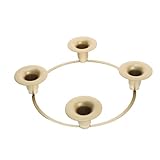 Brillance : bougeoir de l'avent résistant à l'usure et à la décoloration, cet anneau de bougie reste un élément précieux de votre collection de décoration année après année, porte-bougie, anneau de bougie conique