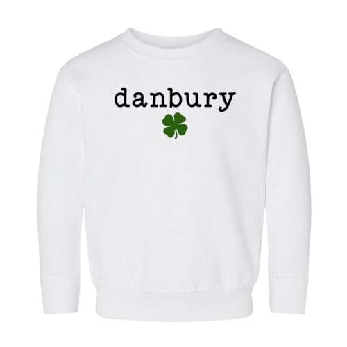 Danbury Shamrock Kids Sweatshirt Toddler 4T White
