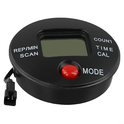 Stepper Counter Monitor with Digital Display for Tracking Steps, Distance, Calories and for frequency, for Compatible with Exercise Bikes, Rowing Machines and Steppers for Home Gym Cardio Workouts