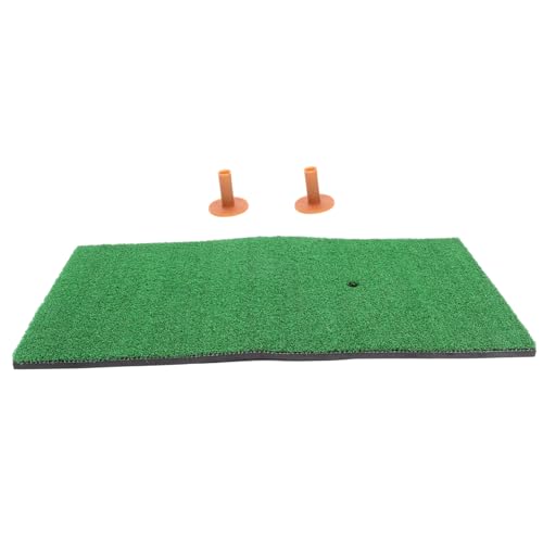 KESYOO 1 Indoor Golf Practice Mat Hitting Mat Tee Durable Material for Realistic Turf Feel Training Aid for Beginners Advanced Players Compact