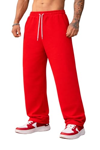 Image of Rockwell Men's Baggy Sweatpants | Cotton Terry Relaxed Fit Joggers for Men | Oversized Streetwear Track Pants | Casual Gym & Everyday Wear| 009