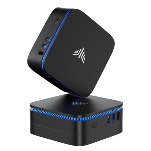NiPoGi AK1PLUS Intel Celeron N5095 Mini PC Windows 11 Pro (Up to 2.9GHz), 16GB+256GB SSD, Dual 4K Mini Computer Support 2.5'' SSD Expansion, WiFi/BT/Ethernet/Business Home Office Mini PC