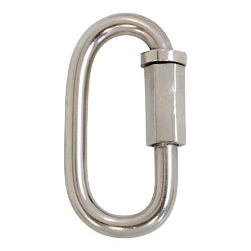 RCH Hardware QL-BR01-35 Brass Quicklink, 8 Gauge, Brushed Nickel (2 Pack)