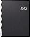 Produktbild BRUNNEN 1076101902 Buchkalender Manager Wt 7 - weektimer, 2 Seiten = 1 Woche, 21 x 26 cm, Kunststoff-Einband schwarz, Kalendarium 2022, Wire-O-Bindung