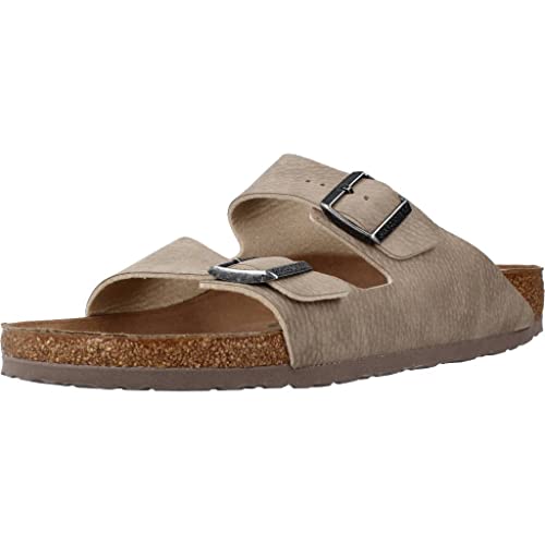 Preisvergleich Produktbild BIRKENSTOCK Herren Arizona Sandale Vegan Desert Dust Gray Taupe (Numeric_42)
