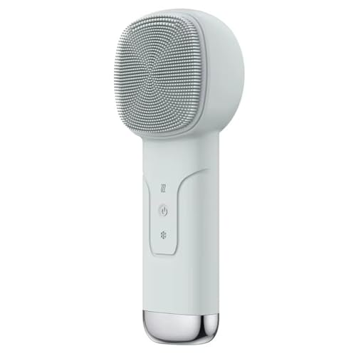 Brosse de nettoyage lumière rouge et bleue contre le teint terne et imperfections du visage