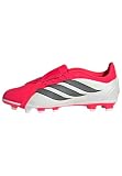 adidas Unisex Kinder Predator Club Fold-Over Tongue Firm Ground/Multi Ground Football Boots Kids, Lucid red/core Black/FTWR White, 38 EU