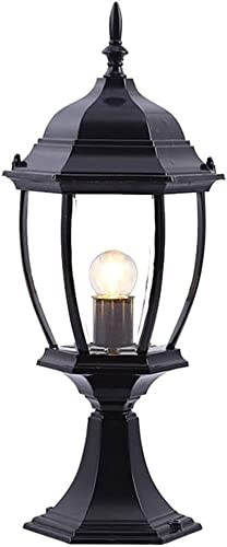 Luz de columna de aluminio WQHPLMD para camino y jardín exterior