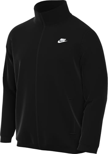 Nike Club Men's Knit Jacket (Black/White, FQ3426-010) Size X-Large