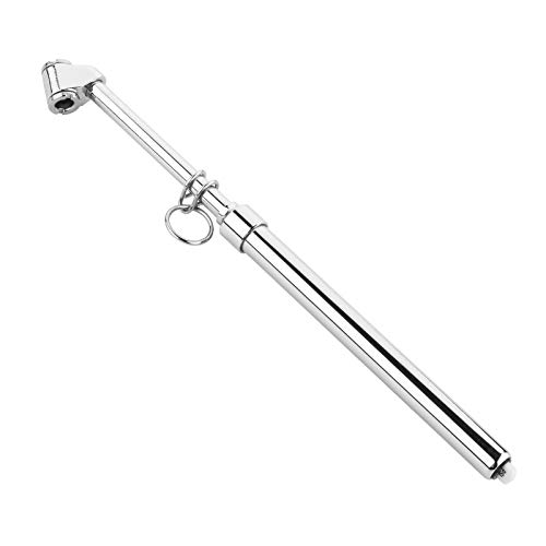 Bluecell World Heavy Duty Tire Pressure Gauge, Straight-on Foot Dual Head Chucks Auto Service Gage, Heavy Duty Air Gauge 10-150PSI 100-1000KPa 1-10bar for Car Truck RV Van