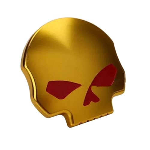 Bouchon d'essence pour Harley XL883 XL1200 en aluminium look tête de mort custom