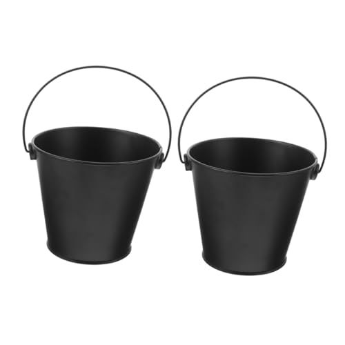 Milisten 2pièces Seau à Graisse Barbecue Extérieur Lot de Bac Récupérateur Haute Température Éclaboussures Nettoyage Simplifié Résistant Accessoire Cuisson Polyvalent