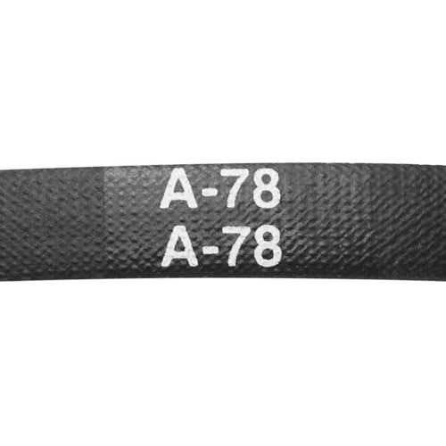 Image of uxcell 4pcs A78 or 4L800 Classic Wrapped Rubber V-Belt, 78 inch(1980mm) Inside Circumference, A Profile V Belt