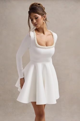 Short Wedding Dresses for Bride Lace Appliques Tulle Bride Dress with Sleeve LW062