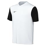 Type de col: col une pièce Nike Unisex Kids Jersey Y NK DF Tiempo Prem II JSY SS, White/Black/Black, DH8389-100, XL