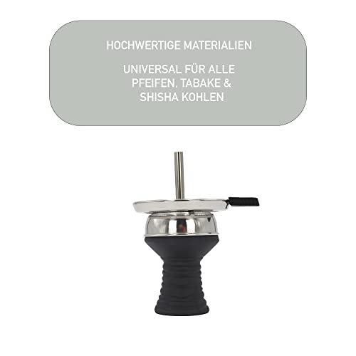 DIAMOND HOOKAH Premium Travel Shisha to Go + 1 KG Kohle + Toaster + 1 x Schlauchset, Wasserpfeife Shisha Edel… – Bild 5