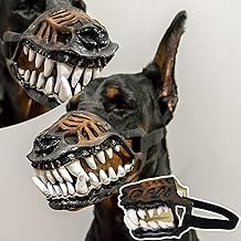 Halloween Maulkorb Für Hunde, lustig hundekostüm, hundebekleidung & zubehr, Hunde Kostüm, für Cosplay, Halloween, Weihnachten, Tier-Mottoparty (1PC, L)