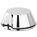 Hudson Hi-Fi SpaceBen Record Weight Stabilizer with Protective Leather Pad - Vinyl Turntable Weight - Durable & Stylish LP Stabilizer - Fits on Any Turntable - Chrome