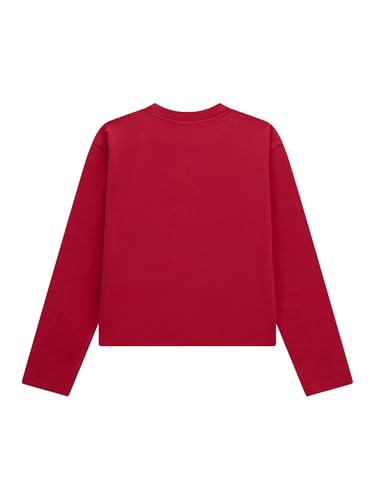 GUESS Girls' Long Sleeve Rhinestone T-Shirt2