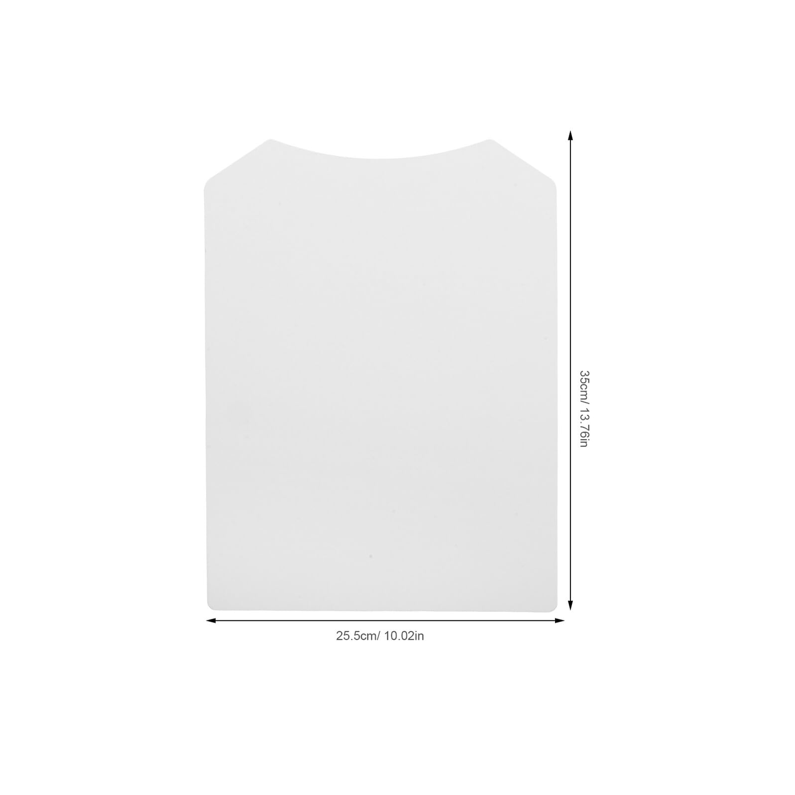 ULTECHNOVO 50pièces Chemise Carton Inserts pour Emballage Blanc Pliage et Rangement de Vetements