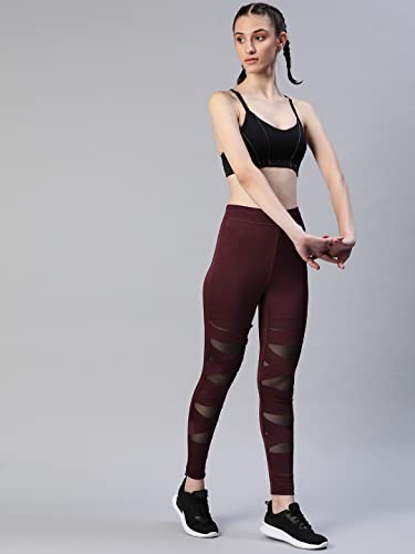 Image of BLINKIN Women's Skinny Fit Mid Rise Leggings