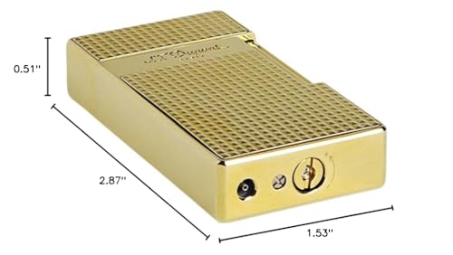 Encendedor S.T. Dupont Big D Gold Diamond Head miniatura 4
