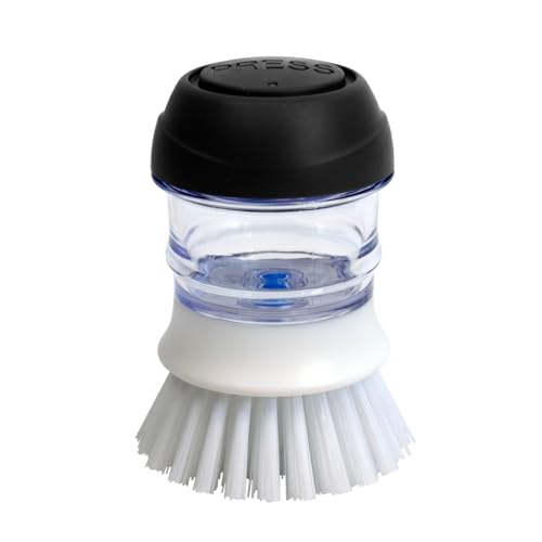 Image of CELOX Soap Dispensing Dish Brush, Kitchen Brush for Pot Pan Sink Cleaning