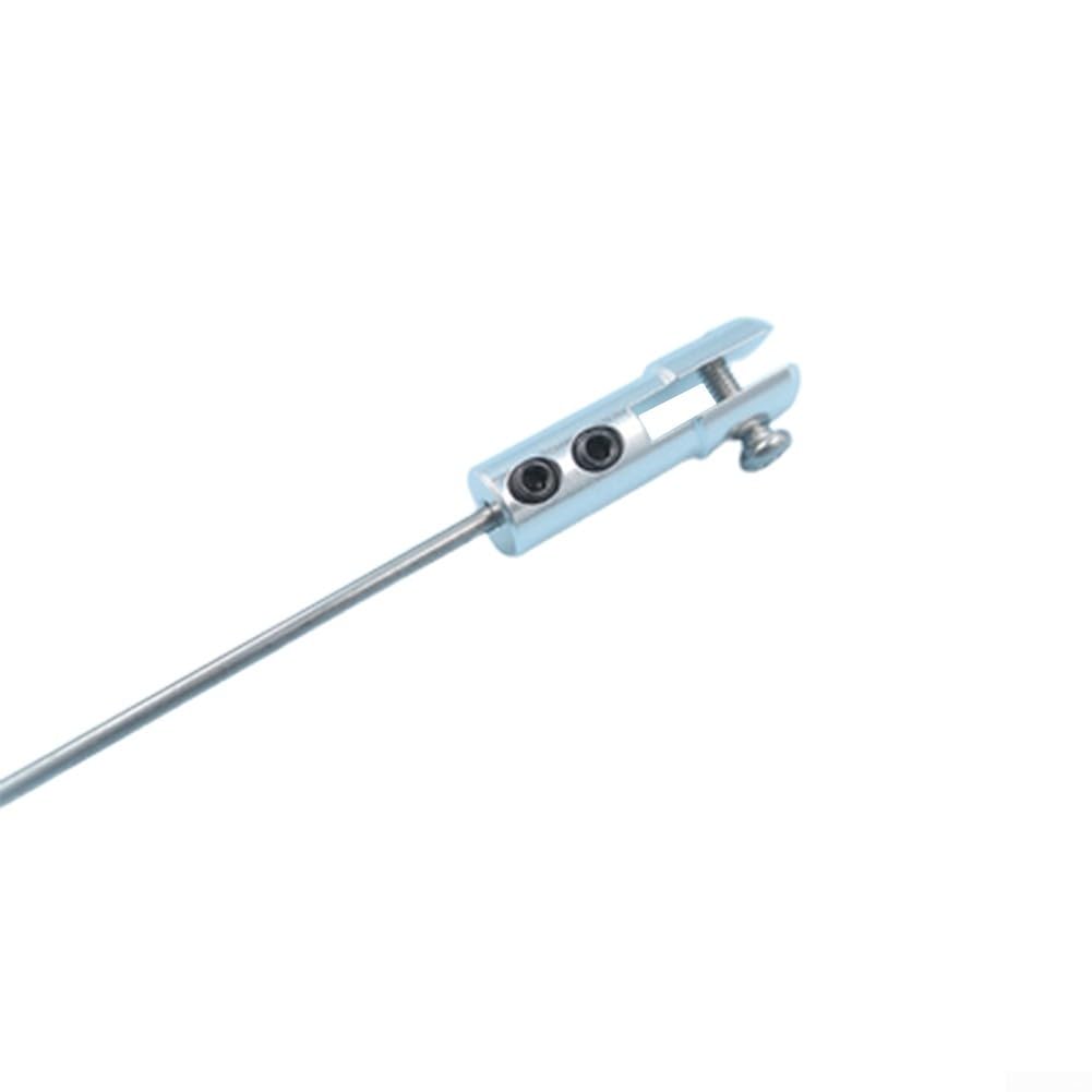 CNC Aluminium Lenkruder Kit 2mm Loch für Modellbau(Silver) | CNC gefräst, präzise Passform, 2mm Lochdurchmesser, kompatibel mit 1.8-2mm Pleuelstangen, langlebig