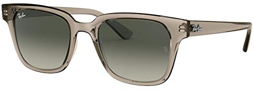 Ray-Ban RB4323 Sunglasses Bundle: RB 4323 644971 Transparent Grey and Eyewear Cleaning Kit
