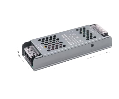 Lista de fuente alimentacion 12v online 7 NJJIHUI Transformador AC/DC 12V 24V 60W 100W 150W 200W 300W 400W, Fuente De Alimentación del Controlador LED Convertidor A/D Ultradelgado For...