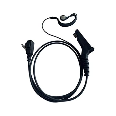 Earpiece and Microphone Headset for Motorola XPR 6350 XPR 6550 XPR 6300 XPR 6580 XPR 7550 APX 6000 APX 4000 APX 7000 APX 7000xe APX 8000 Two-Way Radios Cover