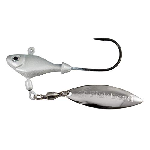 Fish Head 1100104 Original and Patented Spin, Albino
